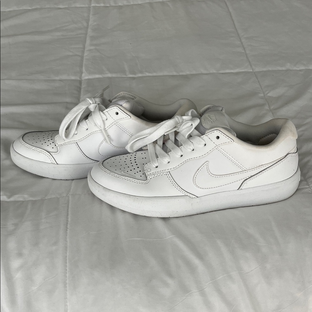Nike All-White Low-Top Sneakers